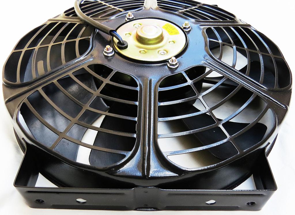 Universal Slim Electric Air for Cars (mind Items) 10-inch Fan, Pull-Type, Intake, 12V,