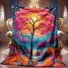 Comfortable Fantasy Forest Pattern Blanket Soft High-Definition Digital Print All-Season Cooling Blanket Perfect Gift for Family and Friends Soft Brea