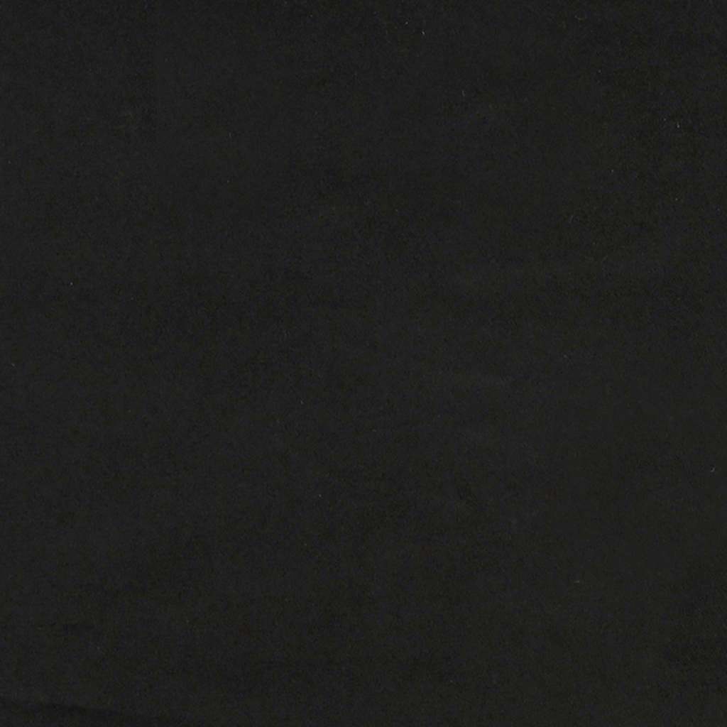 Vidaxl Fotel, Czarny, 60 Cm, Obity Aksamitem