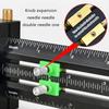 Metric/Inch Aluminum Limit Ruler Double Line Marking Ruler Multifunction Scribing Marking Ruler Measurement Tool