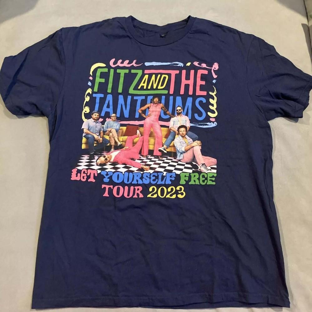 Fitz And The Tantrums - Let Yourself Free - 2023 Concert T Shirt Twoside Unisex T-Shirt XL