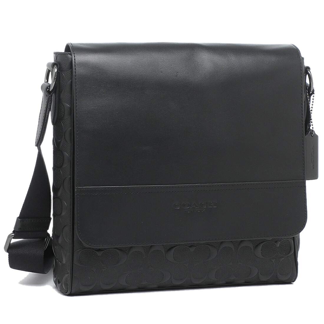 

Shoulder Bag Outlet Signature Black 4006 QBBK [Coach] Men s [Item] чорний