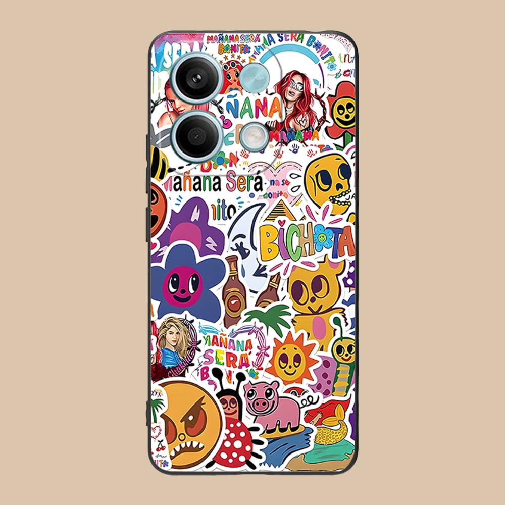 Modische Karol G Handyhülle für Xiaomi 15 14 13 12 Mi 11 T Ultra Lite Pro S X 5G Farbdruck Hülle Luxus Handys