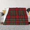 Schottischer Tartan Ein Kariertes Plaid-Webmuster Decke Fleece Flanell Kariert Bauernhaus Büffel Überwurfdecken Tagesdecke