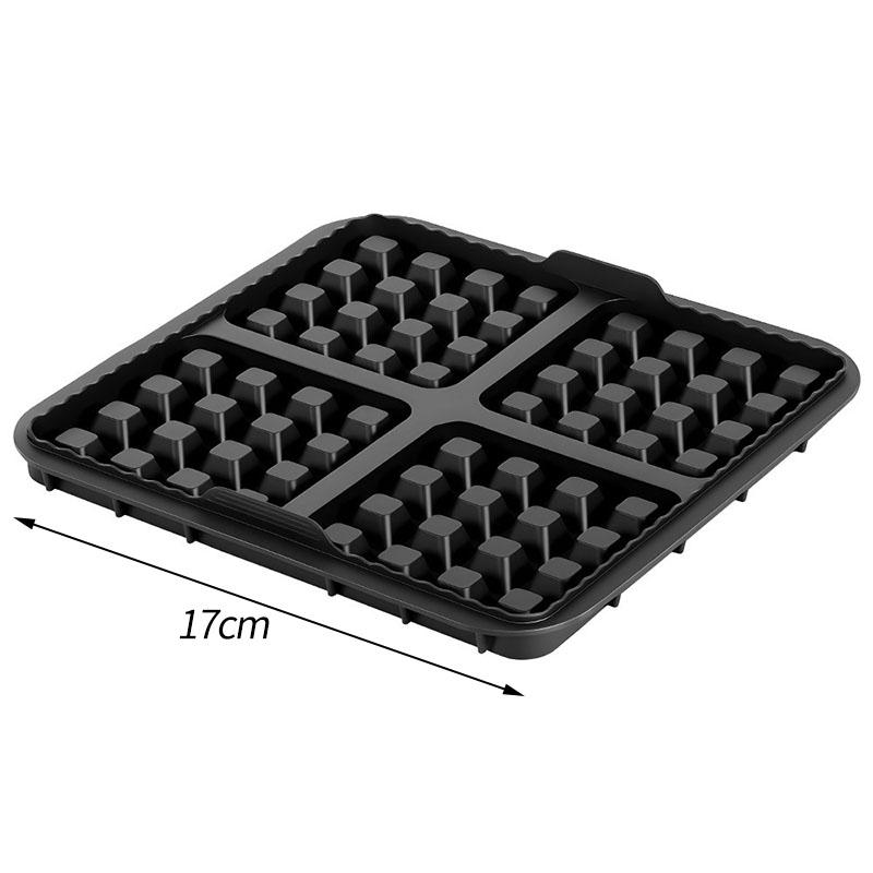 

Air Fryer Silicone Biscuit Mold Set Square Waffle Model Non-Stick Baking Tray Fitting For Pancakes Baking Accessories