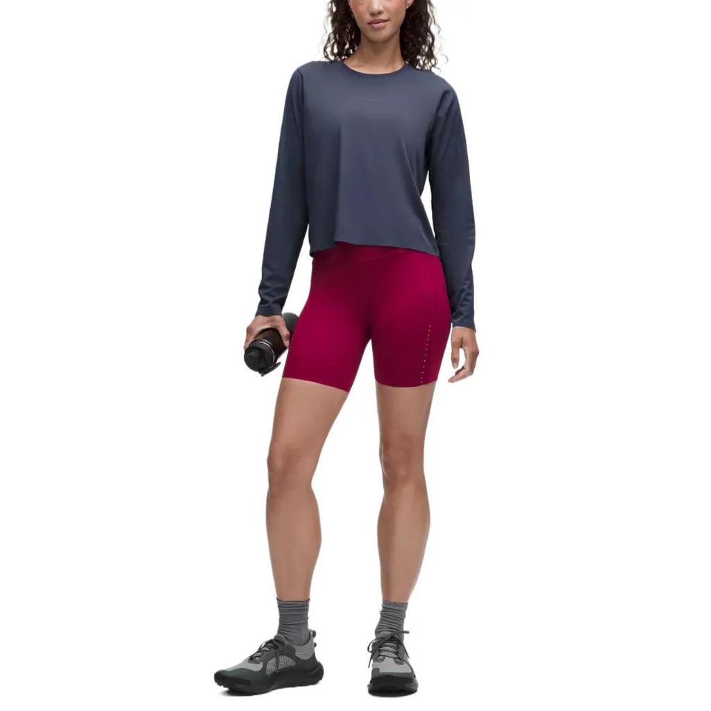 Lululemon Fast Free Collection Running T-Shirts Women's Crew Neck (Unisex) Running T-Shirts LW3KQ1S | Black