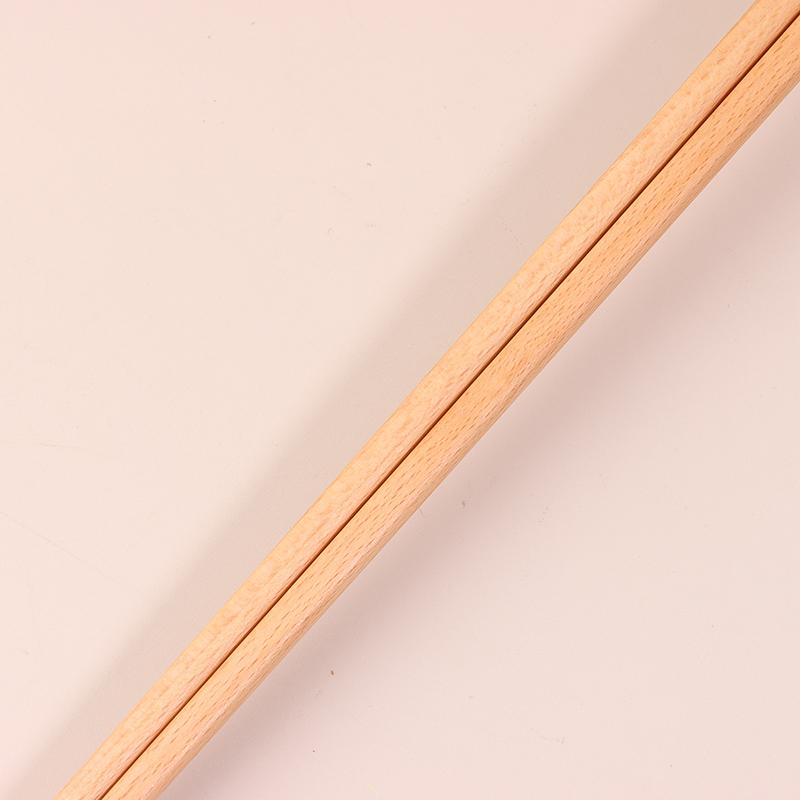 Japanese Extra Long Wooden Chopsticks Polished Beech Wood Fired Food Noodle Anti-Slip Chopsticks Kitchen Cooking Tools