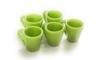 Set of 5 Mini Coffee Mini Tea Miniature Miniature Toys Cups, Cups, Accessories, (Green)