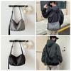 Oxford Cloth Men's Crossbody Bag Large Capacity Solid Color Waterproof Shoulder Bag Minimalist Casual Outdoor Travel Pouch