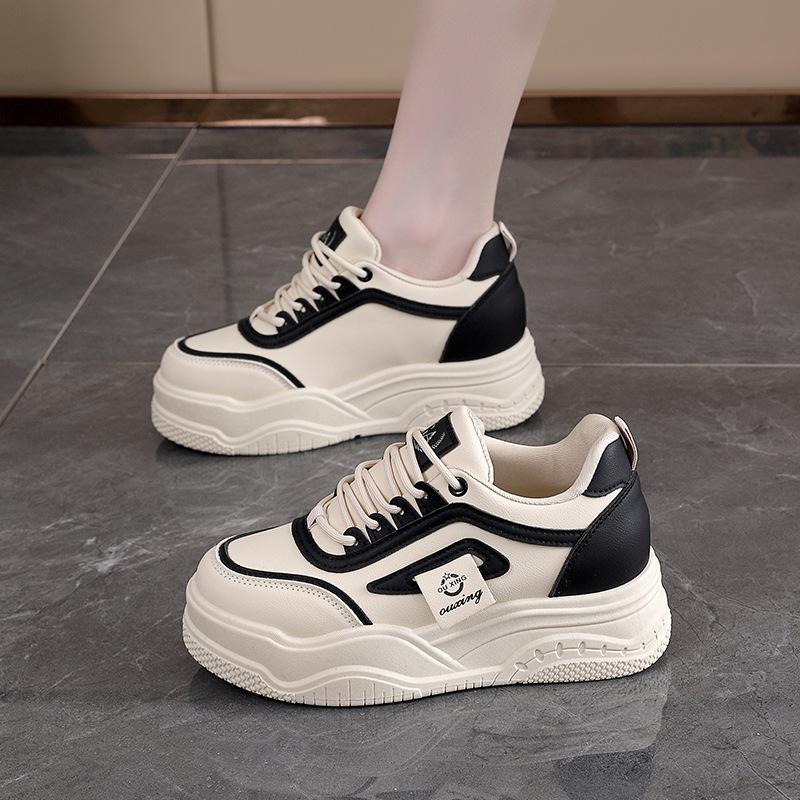 Spring new platform sports board shoes female ins student versatile casual shoes HXQ