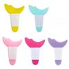 Multi Functional Eye Makeup Silicone Baffle Crescent Shaped Eyelash Brush Eyeliner Eye Shadow Auxiliary Artifact