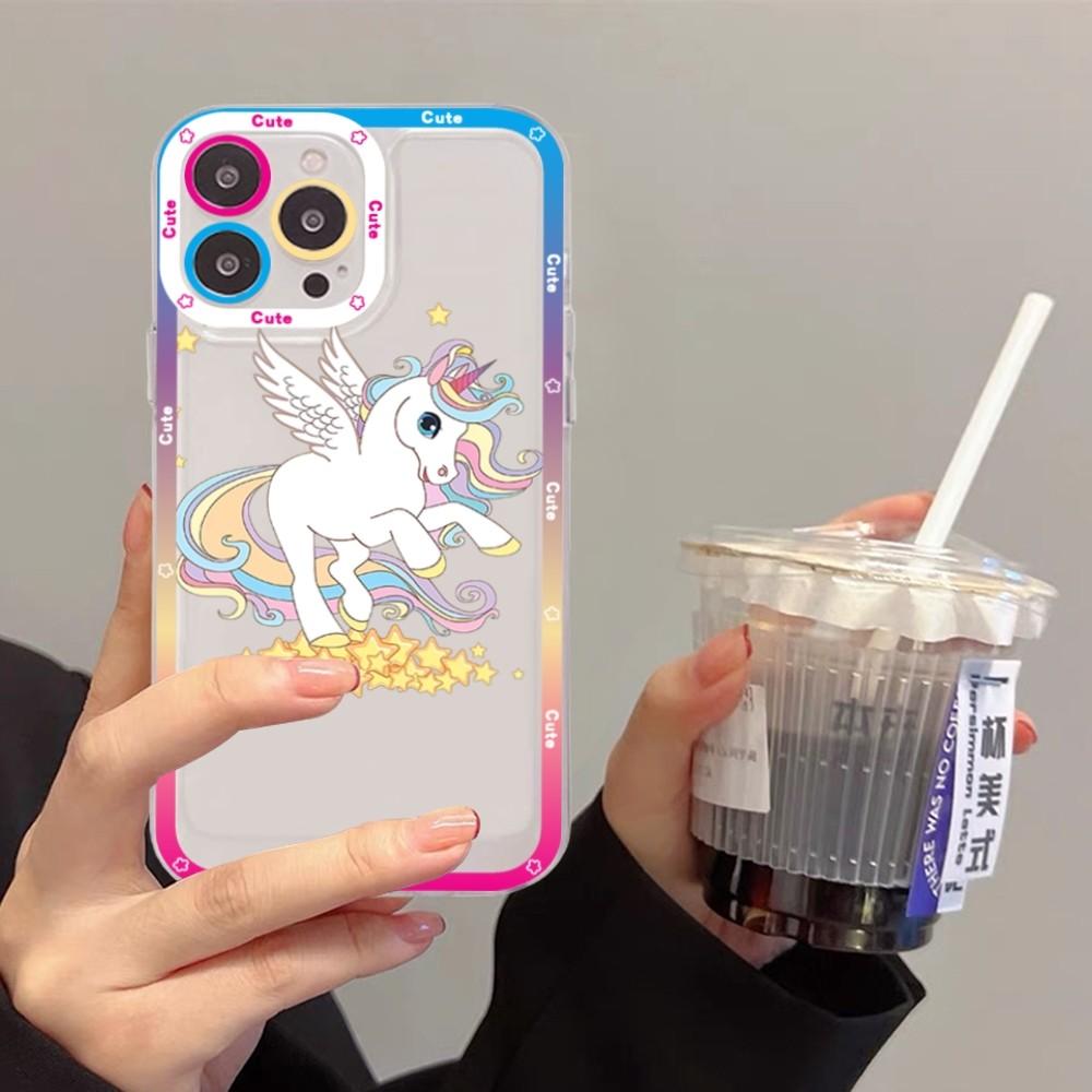Cartoon Unicorn Phone Case For Redmi 7 8 9 A For Redmi Note 5 7 8 9 10 11 Pro Max 4G 5G Funfas