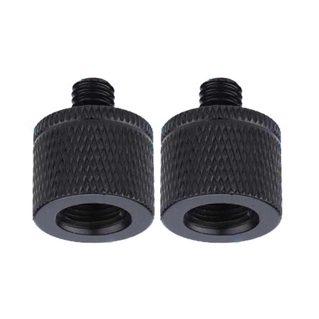 2x 3/8 To M6 M8 M10 M12 Camera Screw Tripod Base Connection Fixed Mount Conversion Screw Tripod Photography Accessories