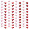 2m 6.5ft Heart String Stereoscopic Romantic Valentines Day Decoration Reusable Paper Love Heart Hanging Curtain Birthday Party