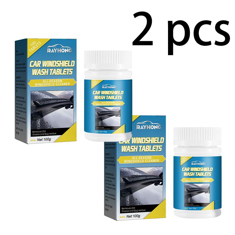 RAYHONG Auto Windshield Cleaner Tablet Auto Glass Mirror Cleaner Oil Defogging Cleaner