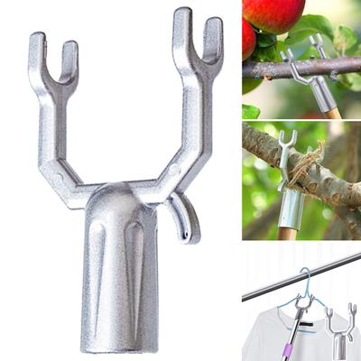 6Pcs Metal Tree Branch Support Propping Up Fruited Tree Branches Tree Straightening Kit Clothes Drying Rod Heads Clothes Pole Fork