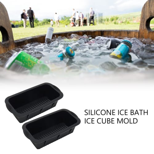 Silicone Ice Trays with Lids, Large Ice Molds for Ice Baths, Extra Large Ice Block Molds, Silicone Ice Cube Molds for Ice Baths, Extra Large Ice Molds