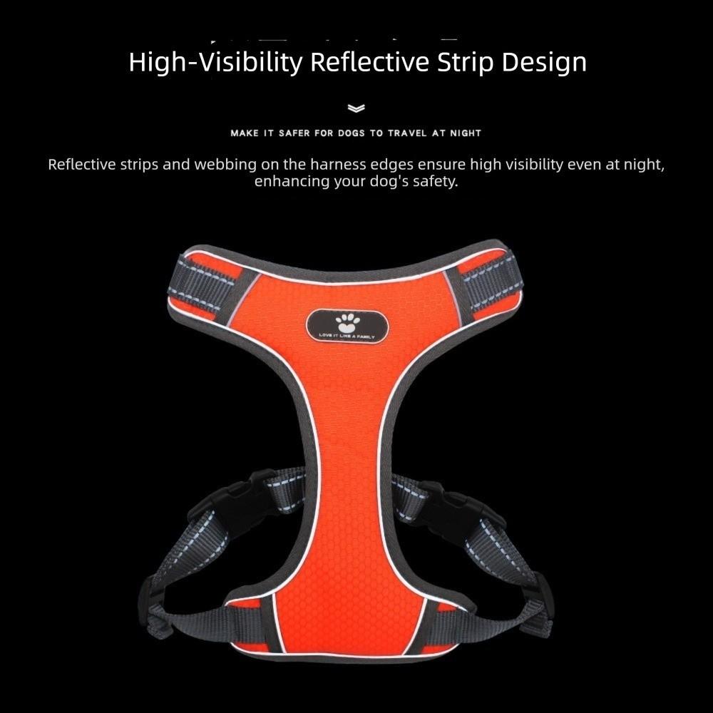 Pet Accessoires Reflective Dog Harness Oxford Cloth Walk Dog Pet Harness Waterproof Dog Vest Dogs