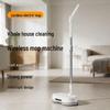 Smart Wireless Electric Mop: Hand-Free, Multi-Functional with Retractable Rod and Integrated Water Spraying for Household Cleaning