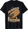 Pig Missiles & Freedom Funny Patriotic Hot Dogs T-Shirt