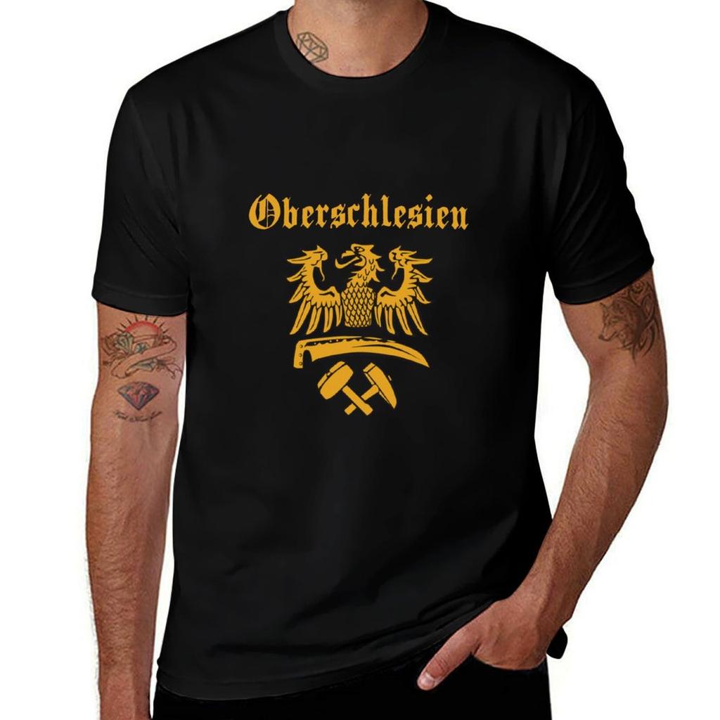 Upper Silesia Logo T-shirt Cotton T Shirt Pack Cotton T Shirt Man Man T Shirts High Quality Luxury Brand T-shirt