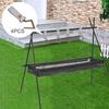 4 Pack Leather Strap Cookware Hanging Rack Hook Camping Outdoor Tools Towels Cups Hooks Hanger