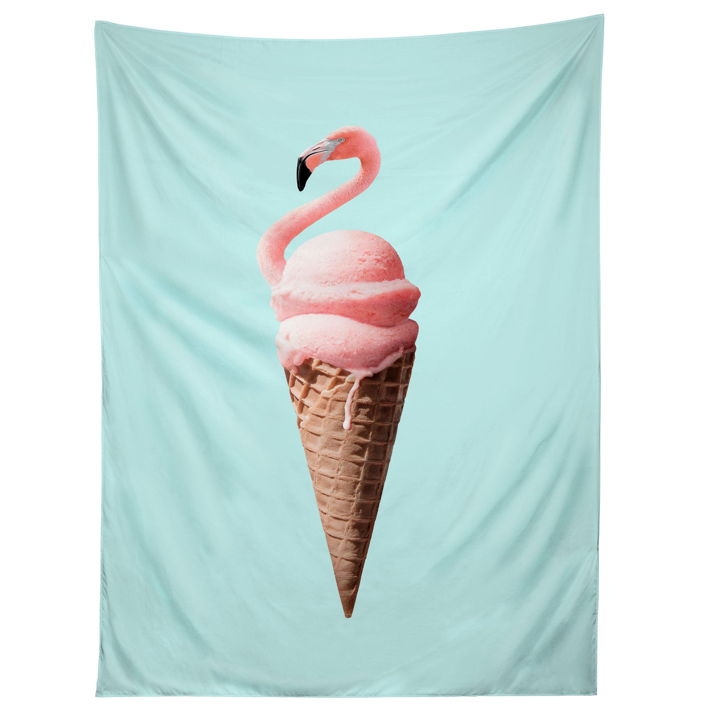 FLAMINGO CONE tapestry 75x100