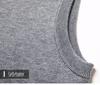 Men's Sleeveless Knit Cardigan: Autumn/Winter Solid Color Round Neck Vest