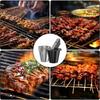 13pcs Sturdy Metal Material Lidded Smoker Drip Bucket Barbecue Cooking Drip Bucket  Camping