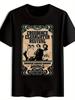 Vintage Creedence Clearwater Revival Graphic T-shirt - Black Crew Neck Short Sleeve