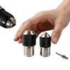 2pcs 3/8 Extension Rod Socket Clamp Head Adjustable Ratchet Wrench Power Tool Ratcheting Tap Socket for Tight Spaces