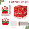 Christmas Money Box Merry Christmas Decorations for Home 2025 Navidad Santa Claus Cash Pull Box Xmas Ornament New Year Gift 2026