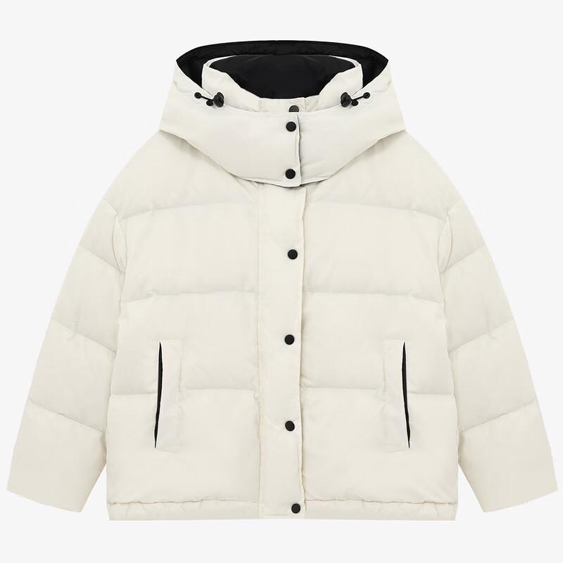 Basic House Women's Hooded Short Down Jacket