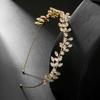 Wedding headband tiara bridal accessories minimalist elegant crystal flower headband