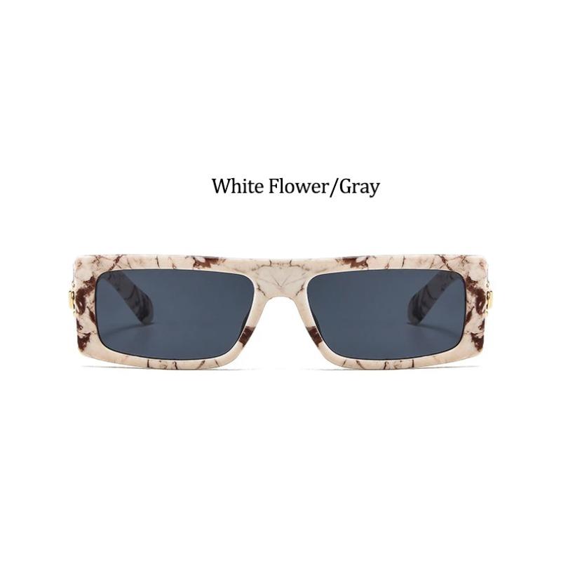Big Frame Square Sunglasses For Female Fashion Brand Flower Ladies Sun Glasses Vintage Shades Eyewear Oculos De Sol UV400