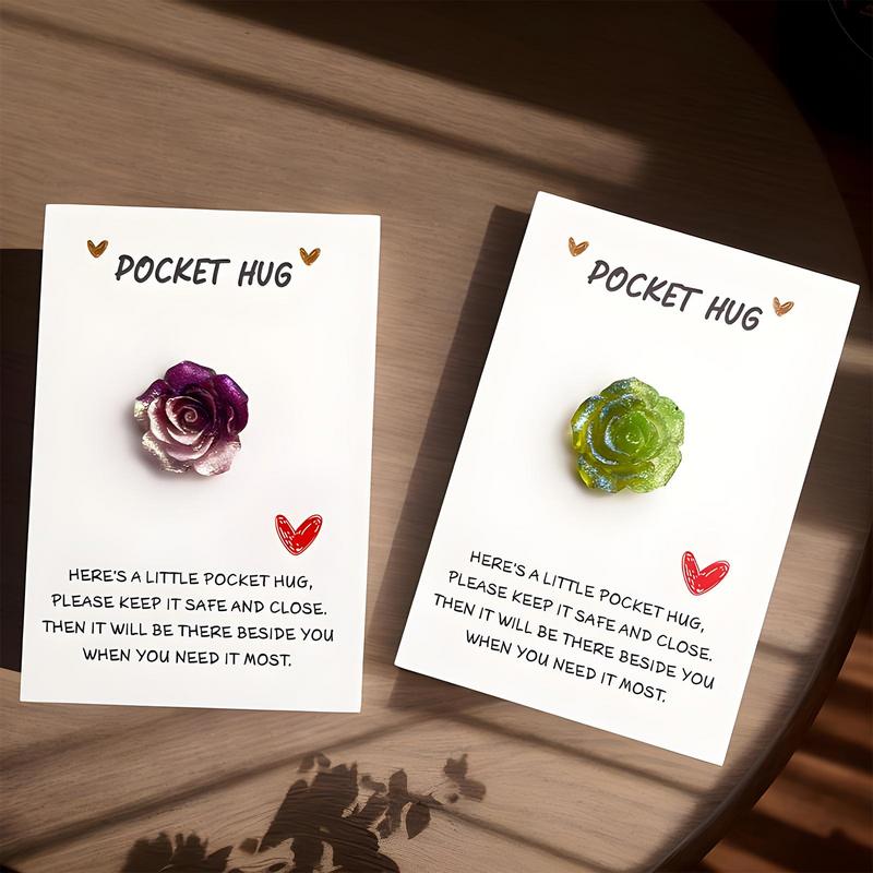 

Pocket Hug Cards Sentimental Flower Hug Card Romantic 6X Positive Relationship Message For Boyfriend Girlfriend Valentines CHINA