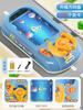 New Racing Adventure Children's Puzzle Board Game Simulation Driving Car Game Console Steering Wheel Toy