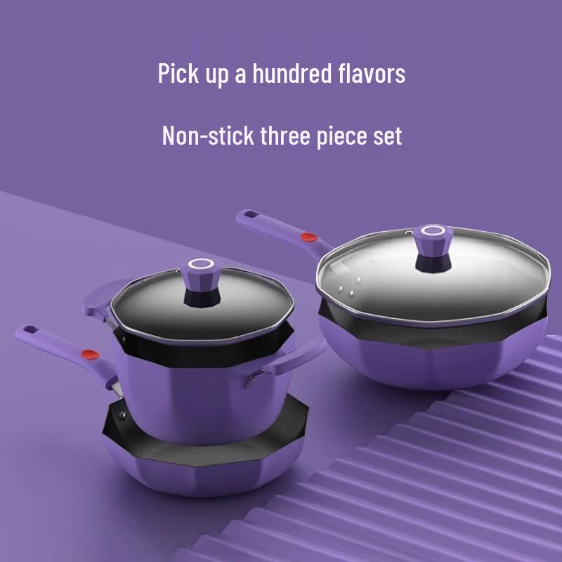 Urban Wife Non-stick Cookware 3-Piece Set
