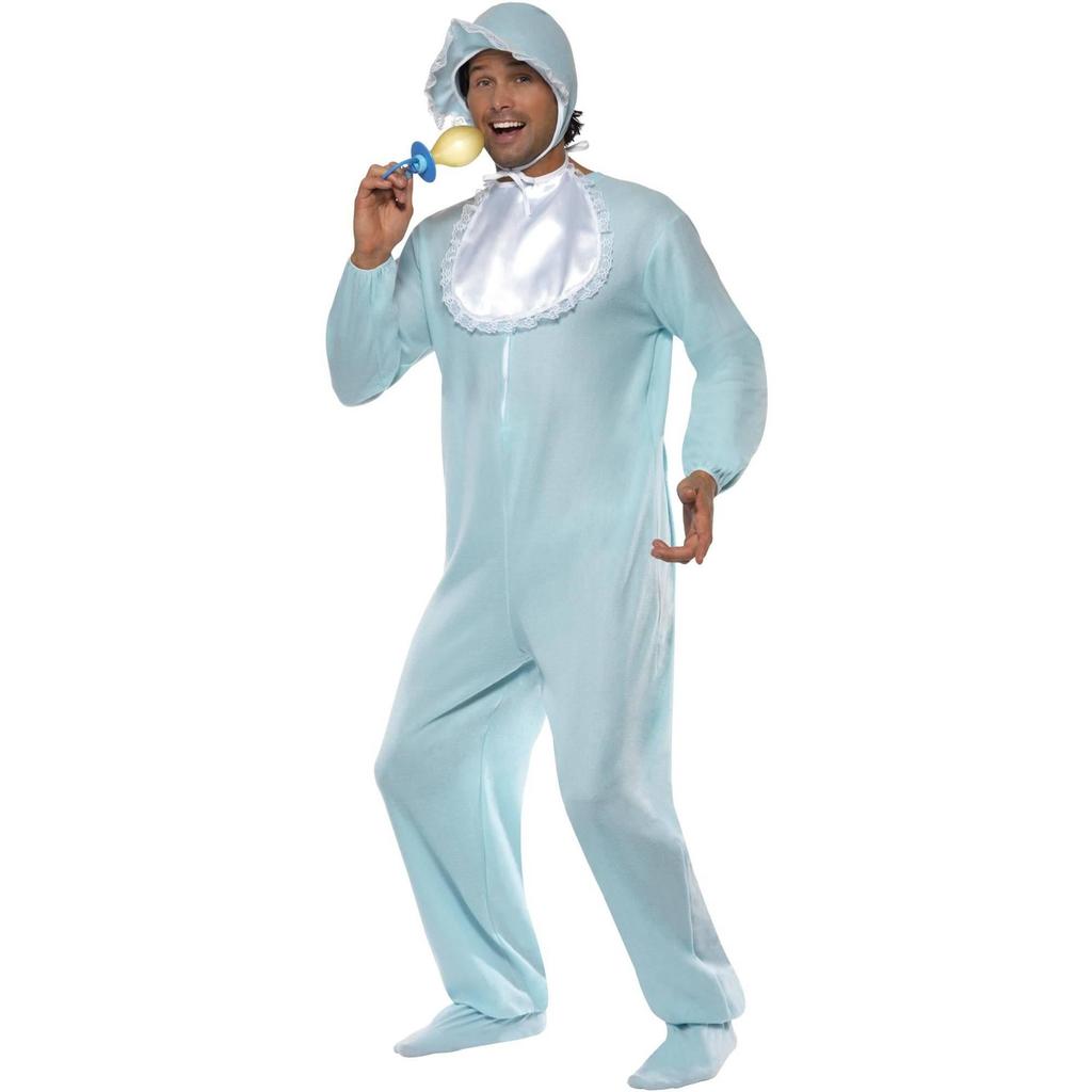 Smiffys Herren Baby Strampler Kostüm Set