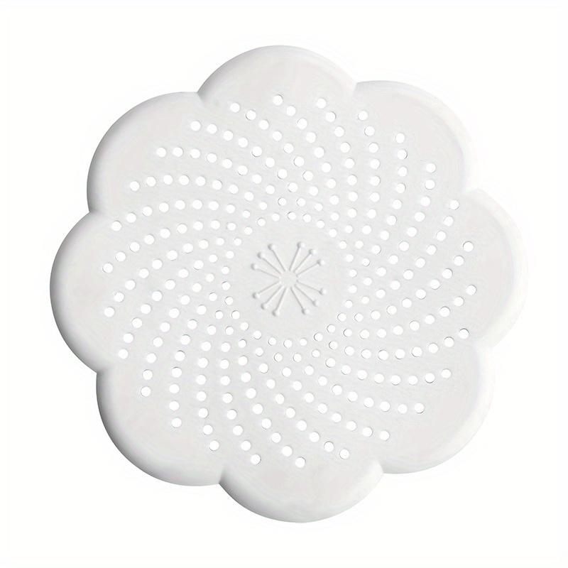 [Flower Sink Strainer] 1pc Flower-Shaped Plastic Sink Strainer Hair Catcher | Decorative Design for Bathroom & Shower, Prevents Clogs