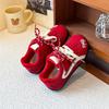 Girls' Shoes2026Spring new children's sports shoes, soft-soled, lightweight, with Velcro straps, for older boys, sneakers
