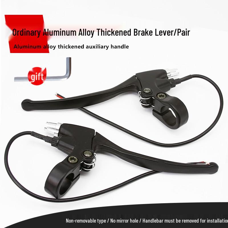 Full Aluminum Left and Right Brake Levers for Electric Bicycles