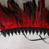 Feather Necklace Collar Neck Collar Gothic Victorian Lace Choker Neck Wrap Halloween Cosplay Party Accessories Props