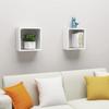 Day and Night - Day and Night Wall Cube Shelves 2 Pcs White 30x15x30 Cm