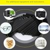 30Pcs/Set Wrench Set Hex Key Allen Wrench 0.028"- 3/8" Inch 0.7mm-10mm Metric Size Chromium-vanadium Steel Spanner Long Arm Tool