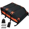 Car Roof Carrier 550L Large No Rails 500D PVC Mesh Reinforced Disaster Universal for All Black Bag, Waterproof, Capacity, Foldable, Required, +