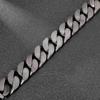 25mm Vintage Chunky Heavy Punk Bracelet Male Stainless Steel Brushed Link Chain Bracelet Matte Wide Hand Wrist Chain Jewelry