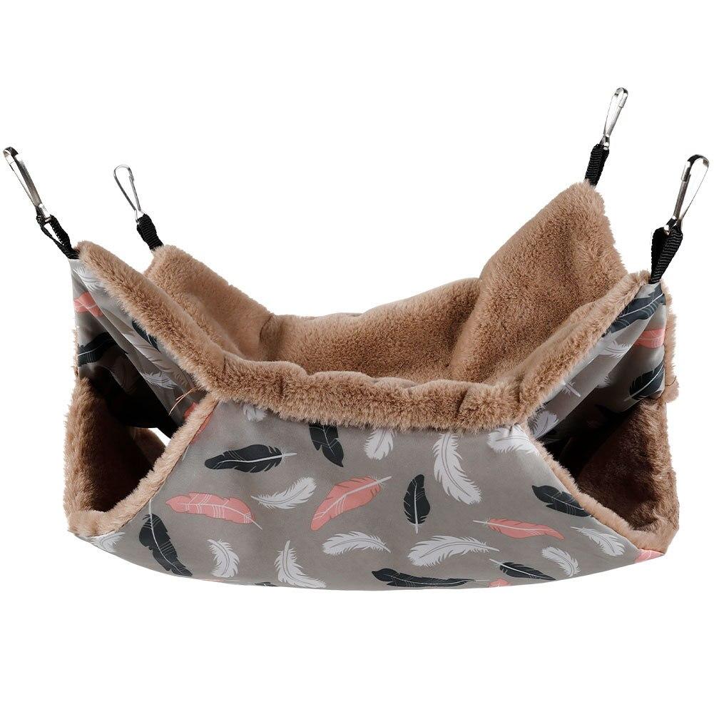 Hamster Rat Pet Plush Cooling Hammock Cloth Chinchilla Guinea Hanging Bed EA7Z Hamster Rat Pet Plush Cooling Hammock Cloth Chinchilla Guinea Hanging Bed EA7Z