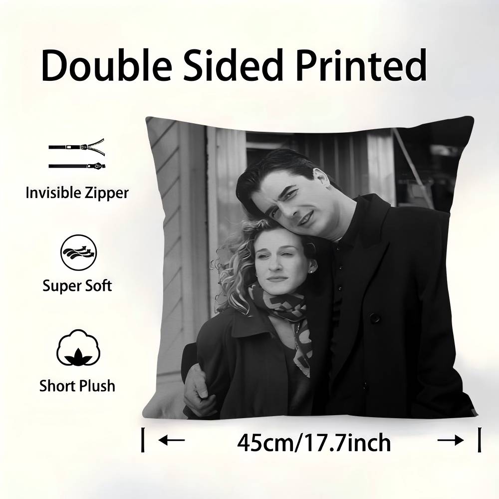 Sex And The City TV Series Pillowcase Toon Gift Cushion Cover Bedroom Home Sofa Chair Seat Decor Pillow Case