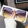 Ins New Fashion Square Sunglasses Women Luxury Designer Sun Glasses Ladies Vintage Trendy Driving Eyeglasses Gafas De Sol